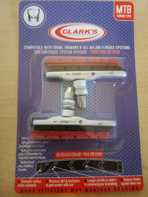 Clark's Brake pads sealed. MTB v-brake type